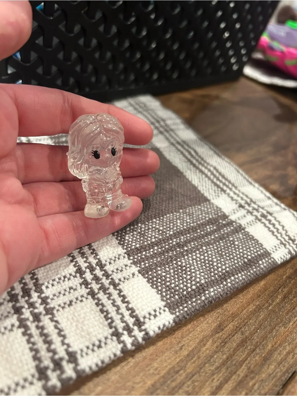 Clear translucent rare wonder woman Ooshie